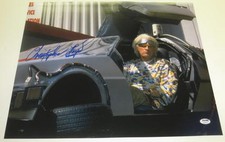 CHRISTOPHER LLOYD SIGNED 16X20 PHOTO BACK TO THE FUTURE AUTOGRAPH PROOF PSA A