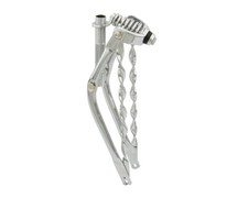 VINTAGE LOWRIDER 20 LOWRIDER CLASSIC SPRING FORK 1 INCH W/TWISTED BARS CHROME.