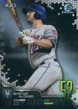 2019 Bowman Chrome Scouts Top 100 #BTP-52 Peter Alonso New York Mets Baseball
