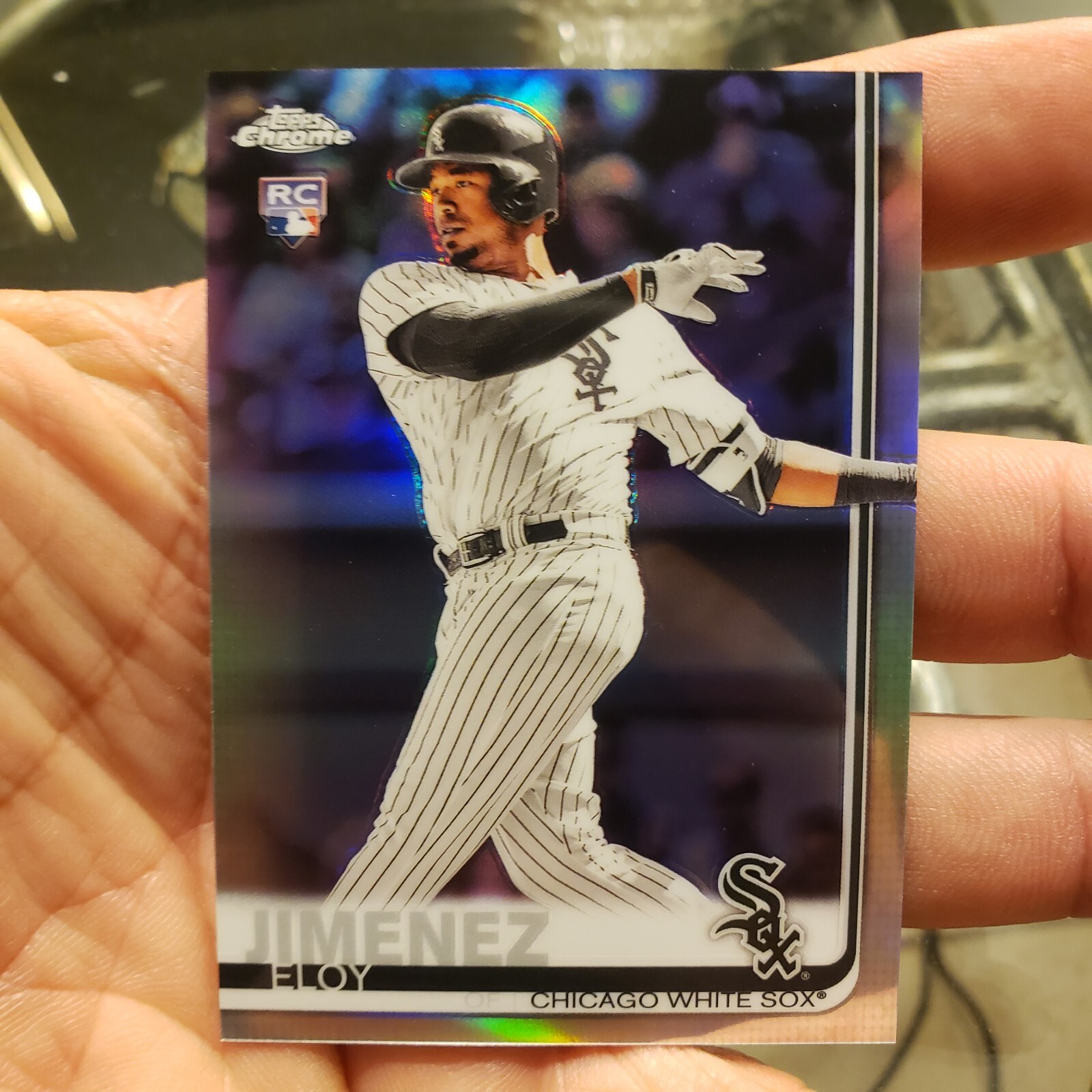 2019 Topps Chrome Refractor Eloy Jimenez Rc # 202
