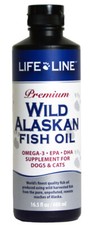 Life Line Wild Fish Oil 16.5oz Fresh Alaskan f/dogs,cats similar to Salmon Oil