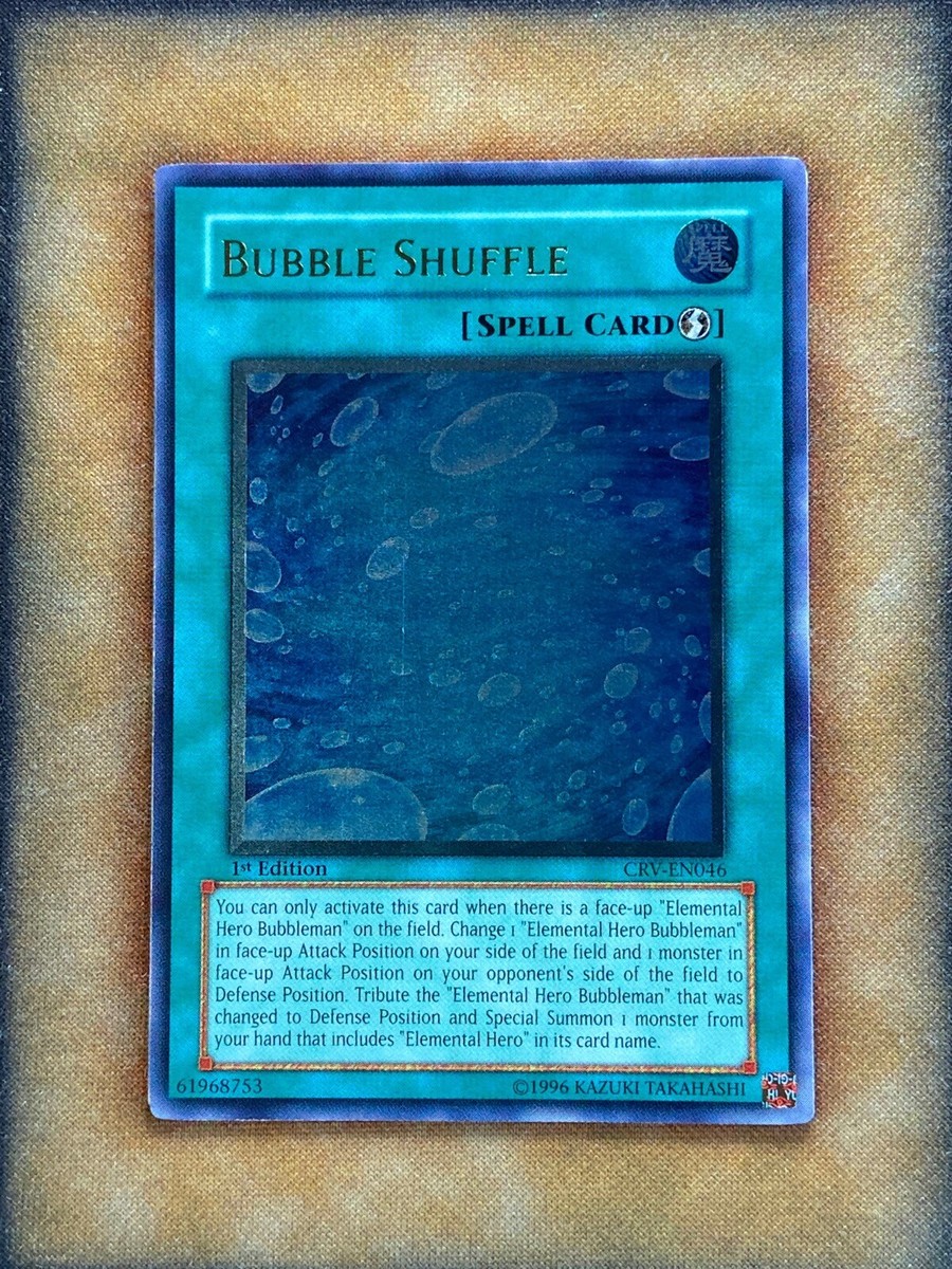 Yugioh Bubble Shuffle CRV-EN046 Ultimate Rare 1st Ed NM | eBay Yugioh Bubble Shuffle CRV-EN046 Ultimate Rare 1st Ed NM | eBay
