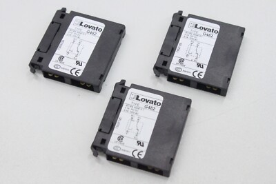 3x LOVATO G482  Umschaltkontakt NO-NC G482