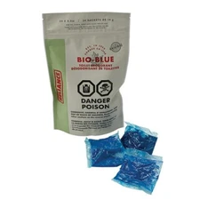 Reliance Bio-Blue Toilet Deodorant Odor Neutralizer 24 Pouches 2643-03 2642-03
