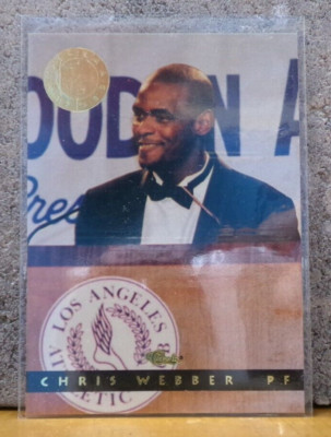 BASKETBALL CARD CHRIS WEBBER CLASSIC IMAGES GOLD STAMPED MICHIGAN WOLVERINES
