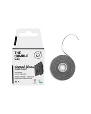 HUMBLE Charcoal Dental Floss with Candelilla Wax Mint Taste 50M