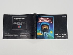 Captain Skyhawk Aut&eacute;ntico Original NES Nintendo Manual Solo