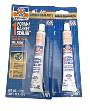 2 Packs Permatex #80007 Form-A-Gasket No. 1 Sealant-1.5 oz Tube