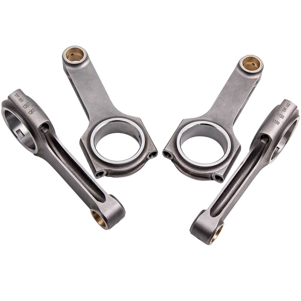 4pcs Connecting Rods For Honda Civic CRX D16 D Series Forged 4140 Steel Conrods - Image 2
