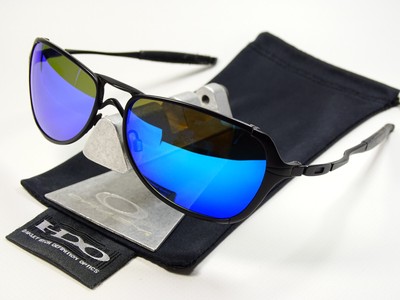 Oakley Felon Black Blue Sonnenbrille Deviation Inmate Probation Crosshair Elmont