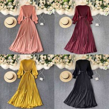 Streetwear Autumn O Neck Long Sleeve A-line Long Dress Dress Fashion Elegant
