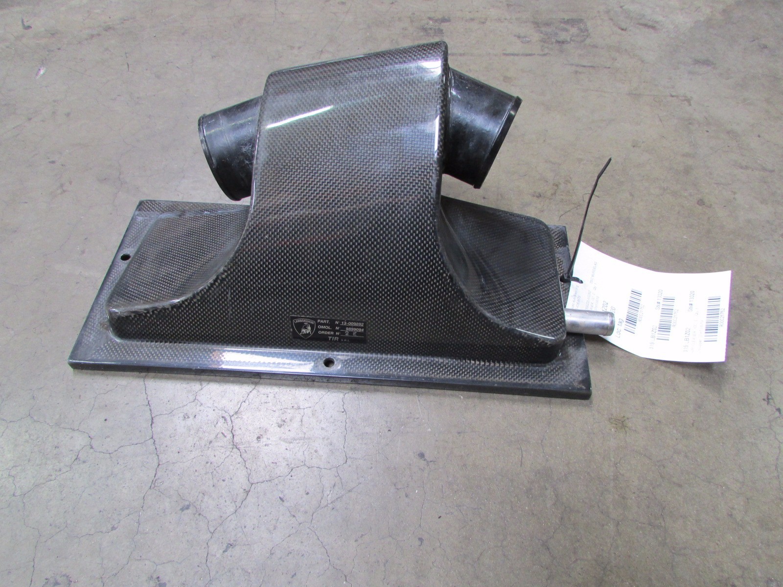 Lamborghini Murcielago, LH Carbon Fiber upper Air Filter Cover, Used, 07M133919