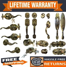 Constructor Door Handle Set Deadbolt Lever Knob - Entry /Privacy /Passage /Dummy