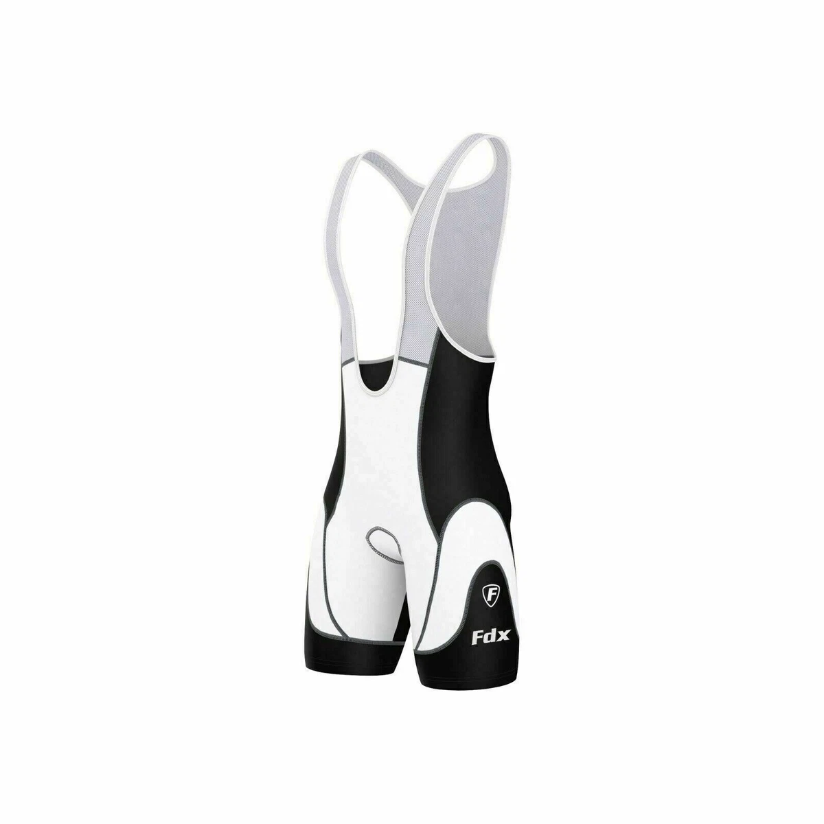 FDX Mens Pro Cycling Bib Shorts Coolmax Padding Outdoor Cycle Gear Pants Shorts