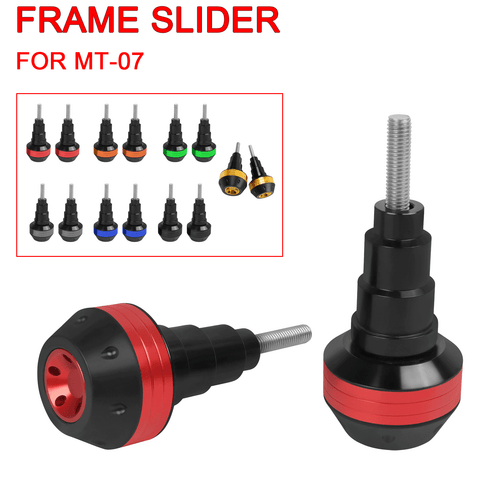 CNC Alumiunm Frame Sliders Crash Guard Protector Fit For Yamaha MT-07 MT07 - Picture 2 of 10