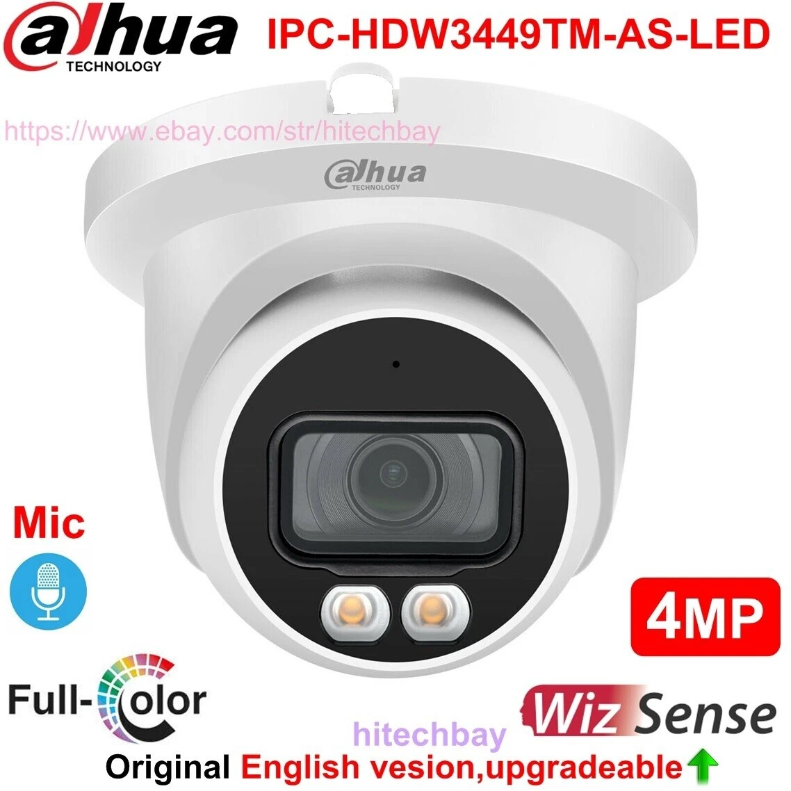 Dahua Wi-Fi White Home Security Cameras