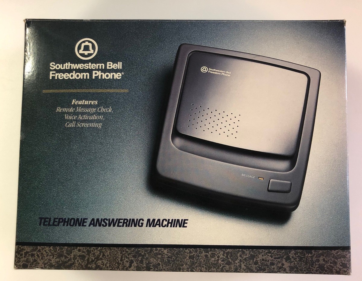 Vintage Southwestern Bell Freedom Phone digital answering Machine