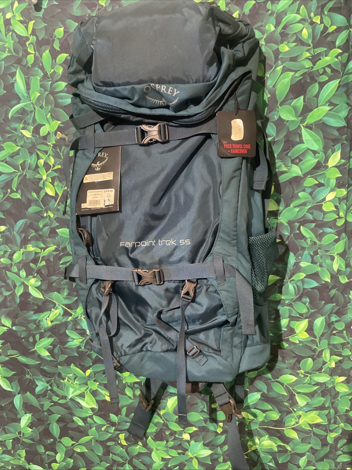 Osprey Farpoint Trek 55L Men's Travel Backpack Blue