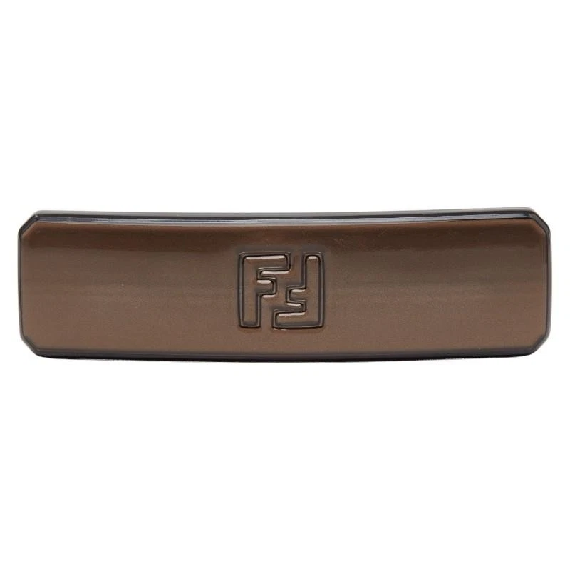 Authentic Fendi barrette hairclip plastic[Used] AUTH VINTAGE FENDI PLASTIC BARRETTE HAIR CLIP BLACK PREOWNED  main image 4
