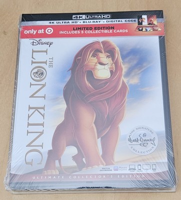Disney Lion King ( 4K Ultra HD + Blu-Ray ) New Sealed Sleeve Target Exclusive
