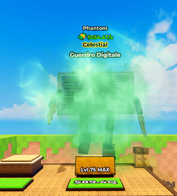 KICK A LUCKY BLOCK  - 254.4Ts PHANTOM GUERRIRO DIGITALE  (MAX) NEW MUTATION  