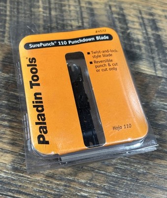 Paladin Tools #4572 110 Punchdown Blade for Sure Punch, NEW