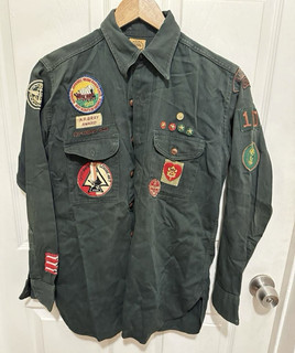 Boy Scouts Official 1953 Explorers BSA Uniform Shirt Patch Richmond CA