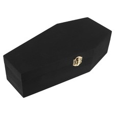 Coffin-shaped Jewelry Box Holiday Display Halloween Party Favors Storage