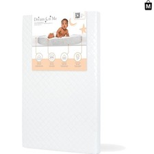 Lightweight GREENGUARD Certified Mini Crib Mattress, Waterproof, 38" x 24"