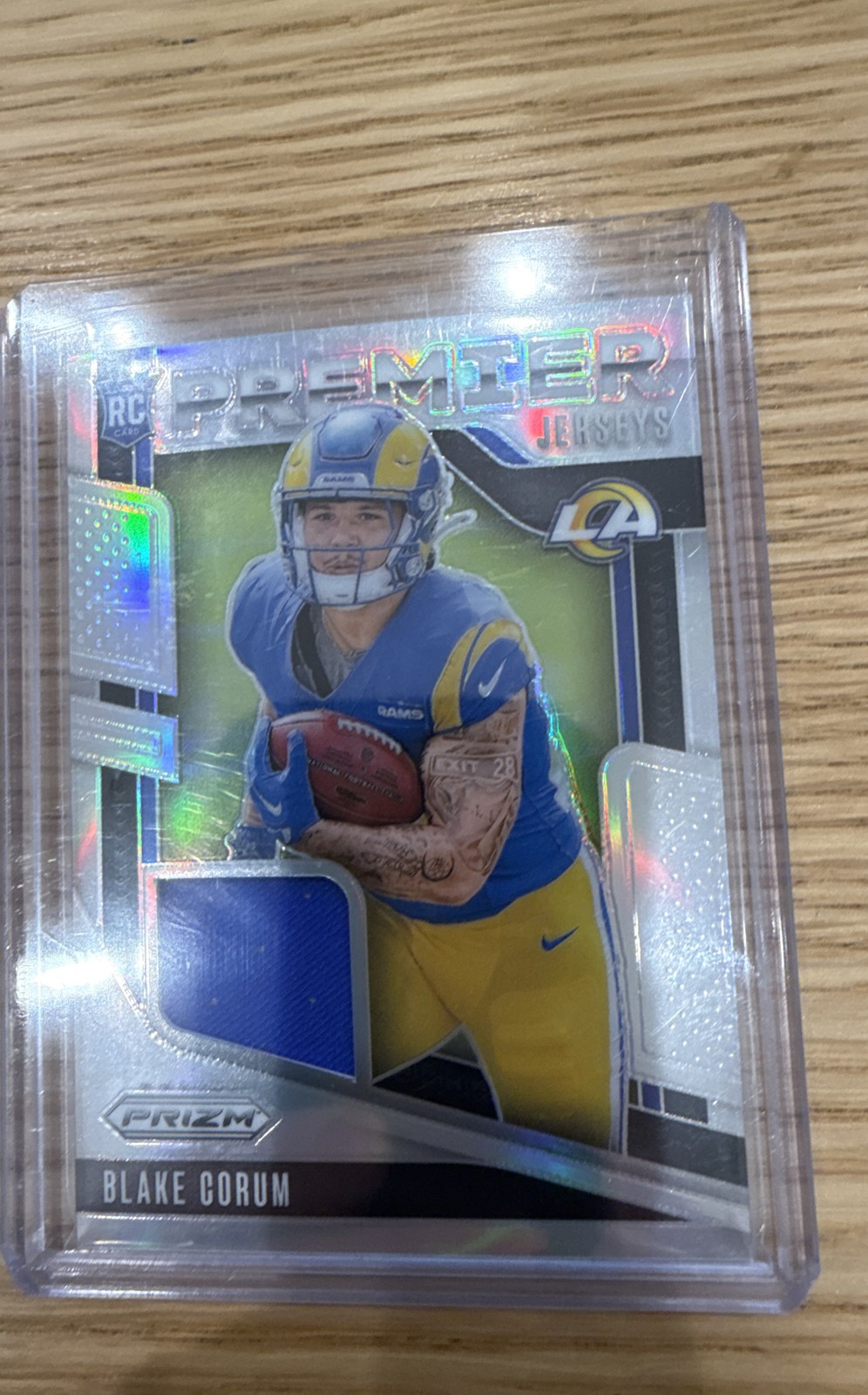2024 Panini Prizm - Premier Jerseys Blake Corum #PJ-BCM (MEM, RC)
