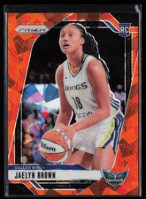 2024 Panini Prizm WNBA #31 Jaelyn Brown Ice Orange Prizms