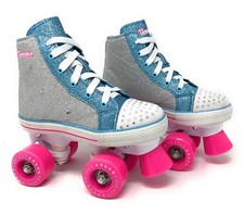 Chicago Fashion Light Up Quad Roller Skates for Girls   Durable Top Perfor
