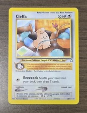 Vintage Pokemon Cleffa 20/111 - Neo Genesis Regular Base Card