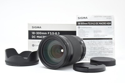 [Almost Unused] Sigma 18-300mm F/3.5-6.3 DC Macro HSM Contemporary Canon EF #233