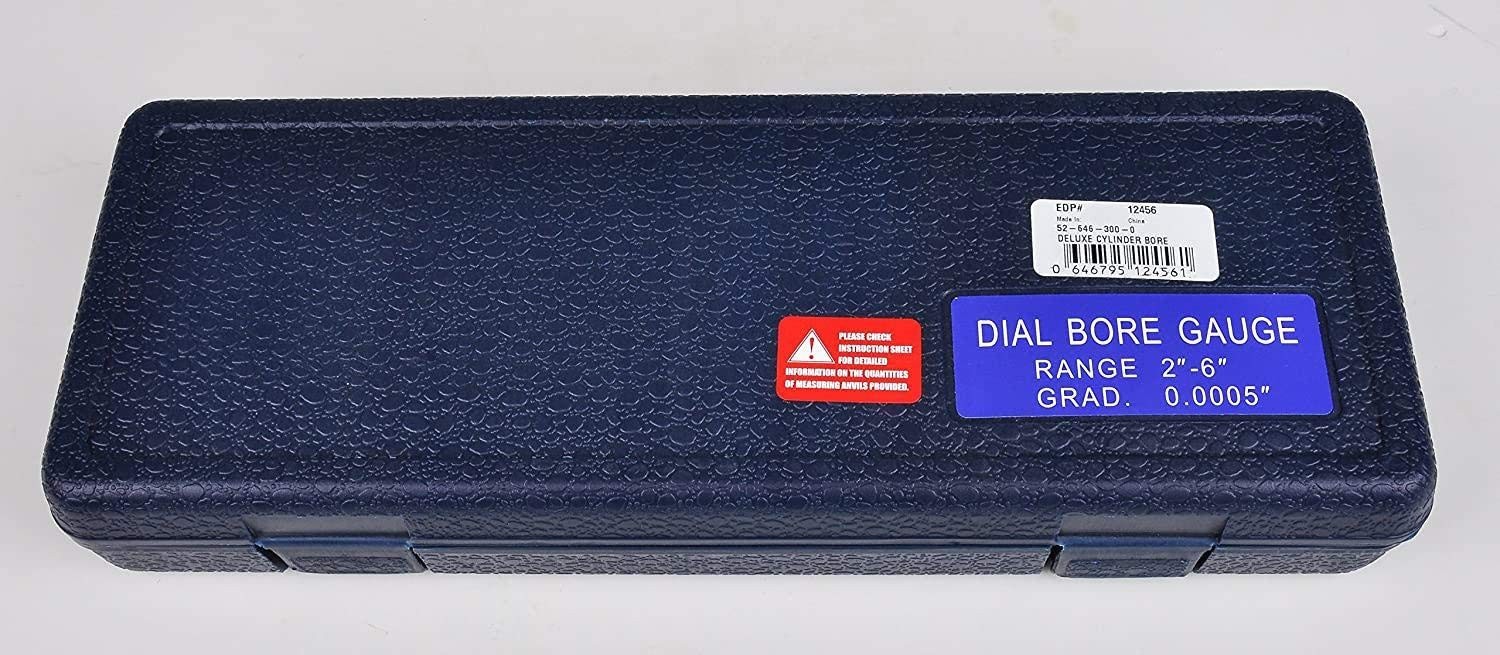 Cylinder Dial Bore Gage 6-Inch Range Steel Self-Centering