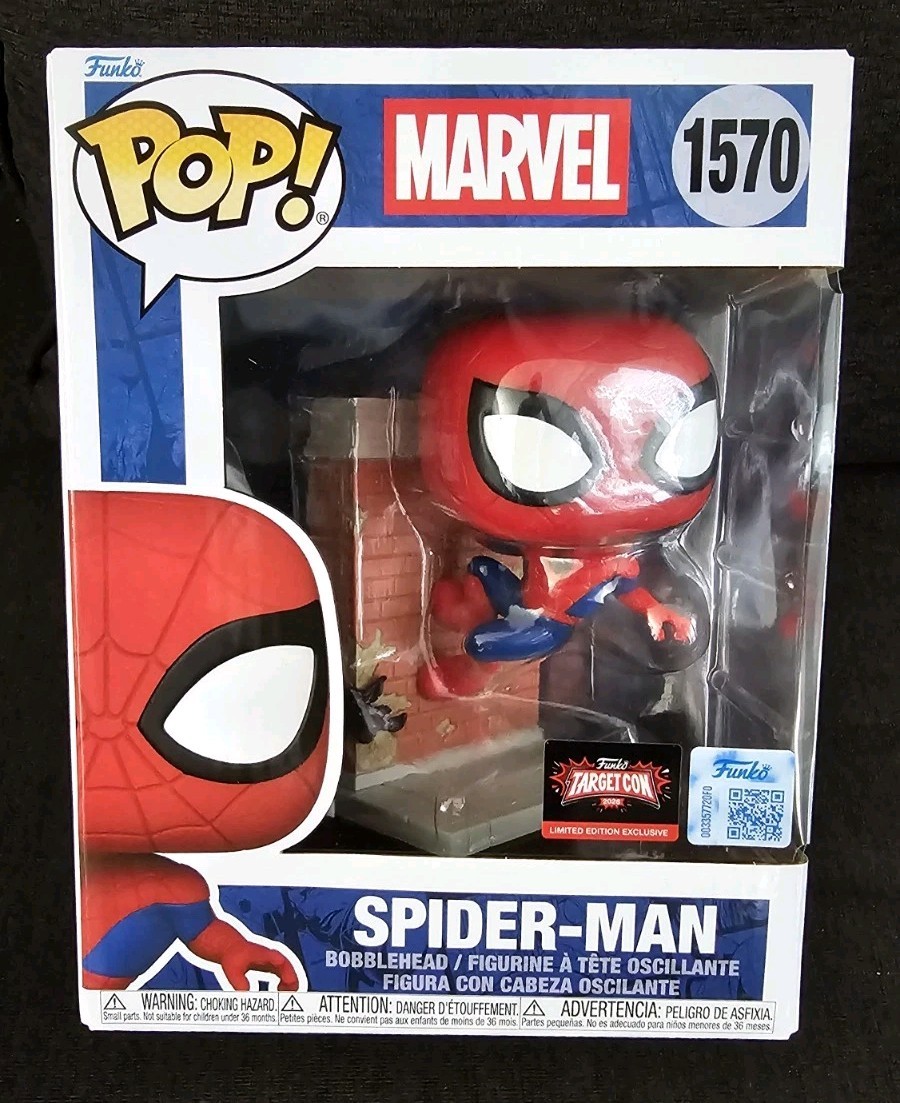 🔥FUNKO POP PREMIUM ! MARVEL 1570 SPIDER-MAN 2026 TargetCon