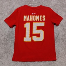 Kansas City Chiefs Shirt Youth Large Red Boys Football NFL Nike Patrick Mahomes