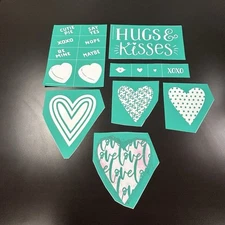 Chalk Couture CONFECTION CANDY HEARTS  NEW Retired Size B  VALENTINES LOT!