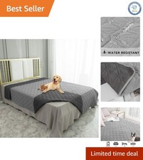 Luxurious Waterproof Pet Throw Blanket   Reversible, Machine Washable 52x82 Inch
