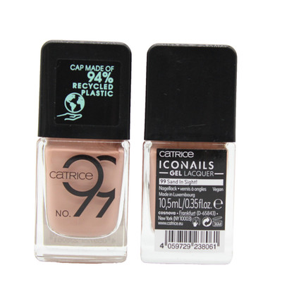 2x CATRICE ICONails GEL Lacquer 7-Tage Nagellack 99 Sand in Sight! - NEU
