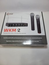 KARAOKE MIXER WKM - 2  2 DUEL CHANNEL WIRELESS MICROPHONE AND 4 IMPUT MIXER.