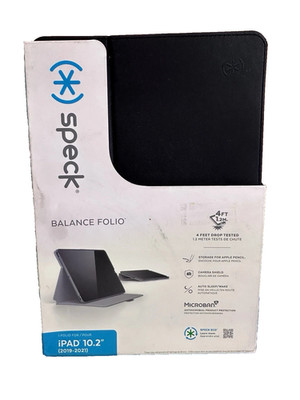 Speck Balance Folio Case for Apple iPad 10.2-inch 7/8/9th Gen - Black NEW OPEN !