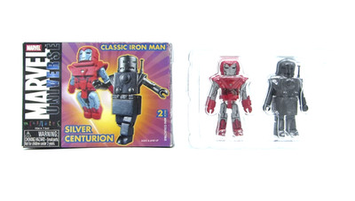 Marvel Minimates Classic Iron Man & Silver Centurion Figuren ca. 5 cm
