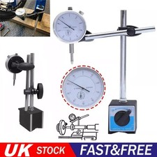 Precision Dial Test Indicator DTI Gauge 10/0.01mm w/ Magnetic Base Holder Stand