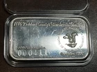 1976 Madison Mint The Albino Squirrel 1oz .999 Fine Silver Bar
