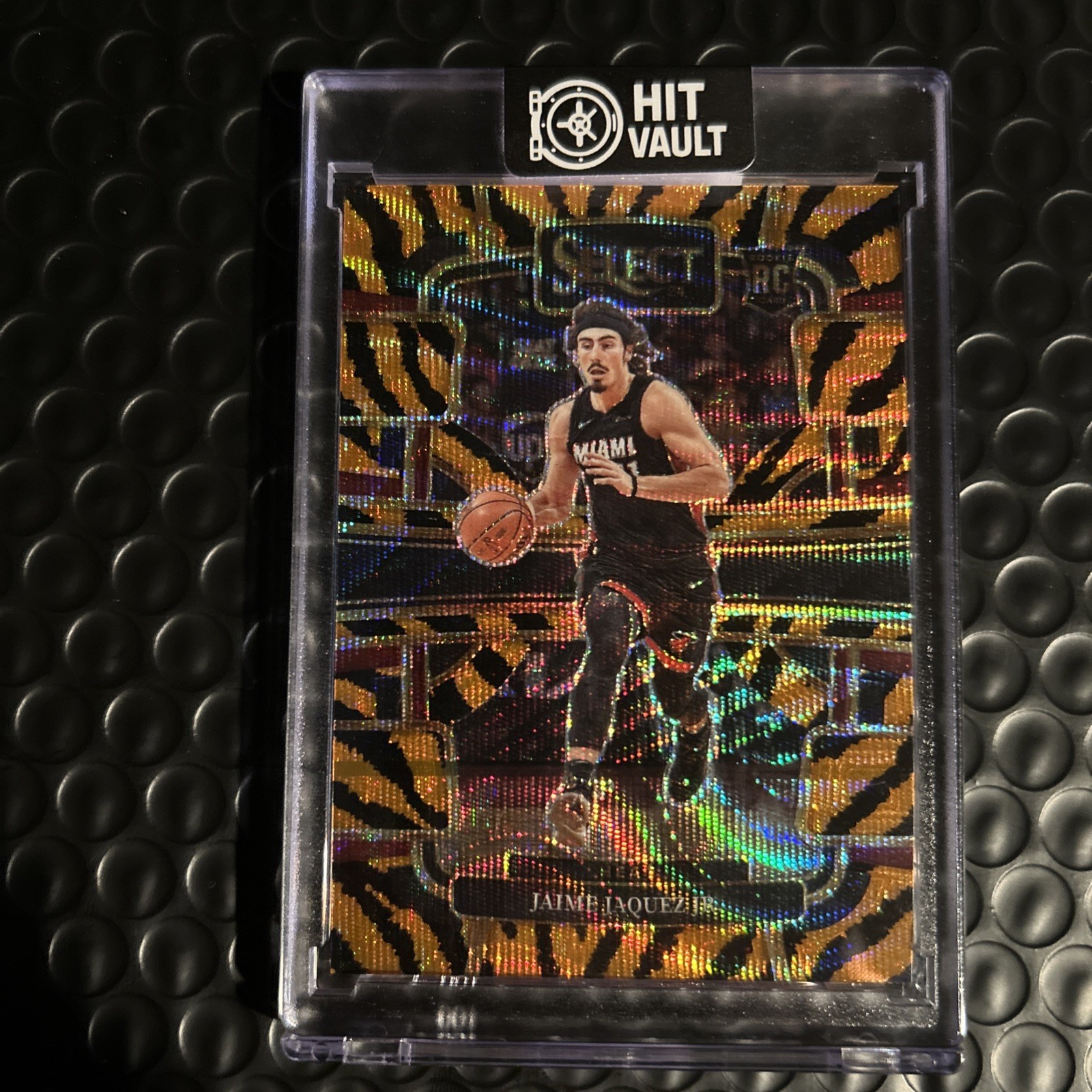 2023-24 Panini Select - Concourse Jaime Jaquez Jr. #100 Tiger Stripes Prizm (RC)