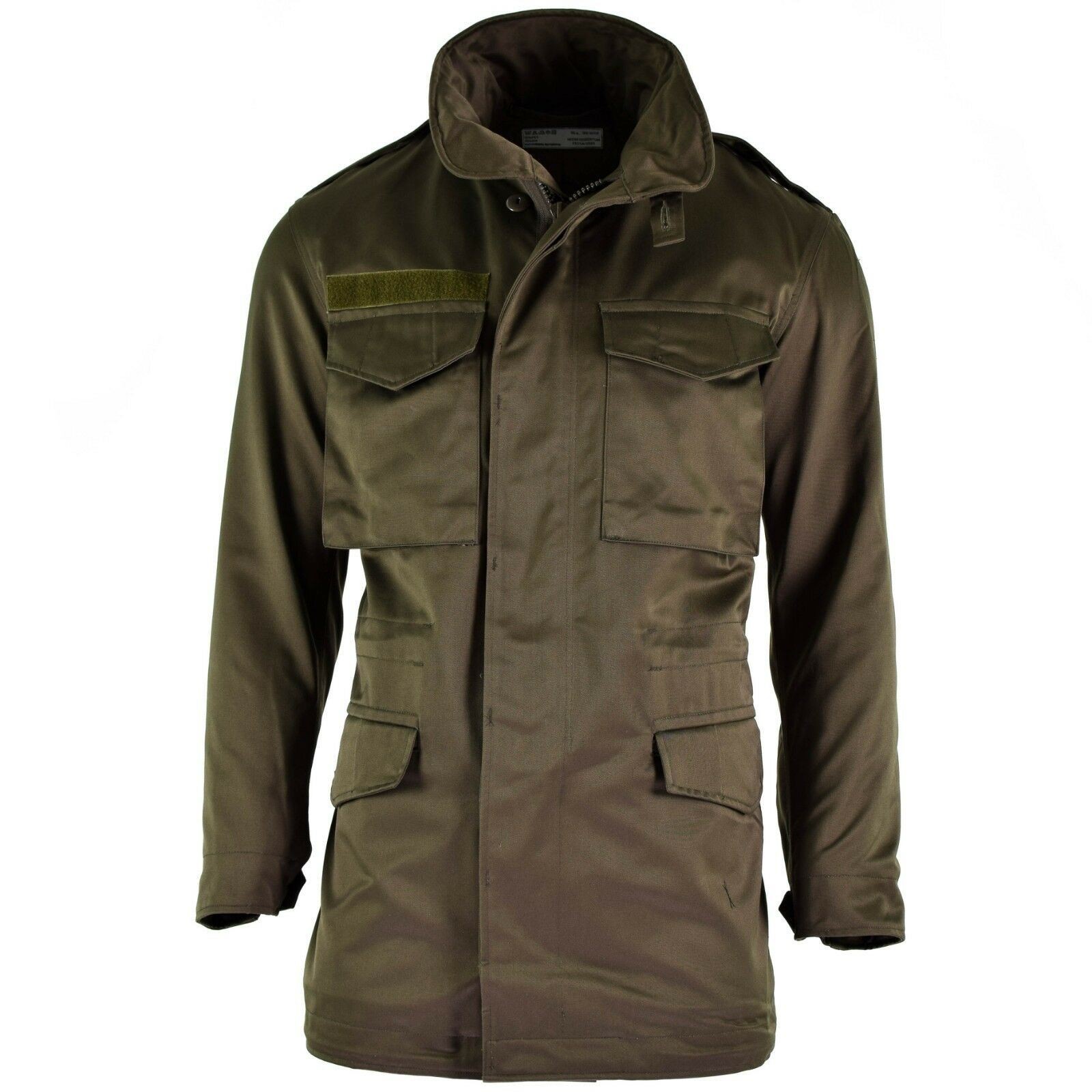 Chaqueta Original Ejército Austriaco Combate M65 OD Militar Oliva Monótona Parka Combate NUEVA