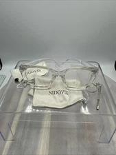 Reading Glasses Clear Frame Zero Magnifying Nidovix Screwdriver Box Wipe NWT