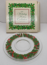 Vintage Avon Holiday Hostess Collection Holiday 11" Platter w/Original Box