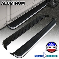 Fits 2005-2016 Land Rover Discovery LR3 Nerf Side Step Bar Running Board Silver